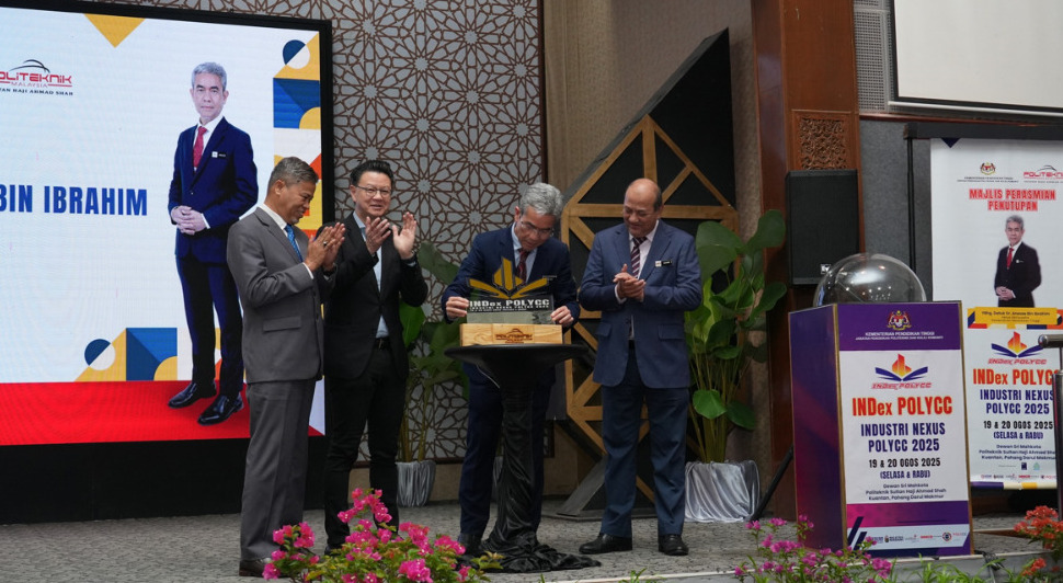 Keratan Akhbar : INDex POLYCC Platform To Bridge Gap Between Industry Needs, Education Sector-MOHE Sec-Gen