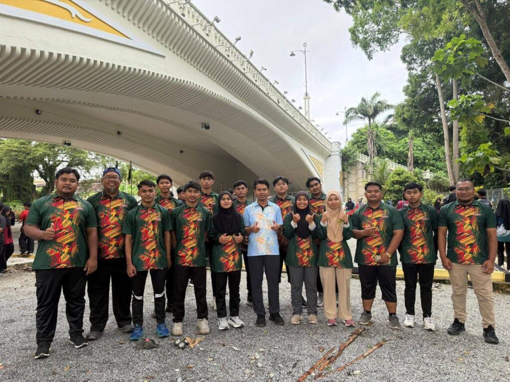 POLIMAS rangkul Naib Johan Kejohanan Petanque Remaja Kebangsaan Bawah 20 Tahun (Double Junior)