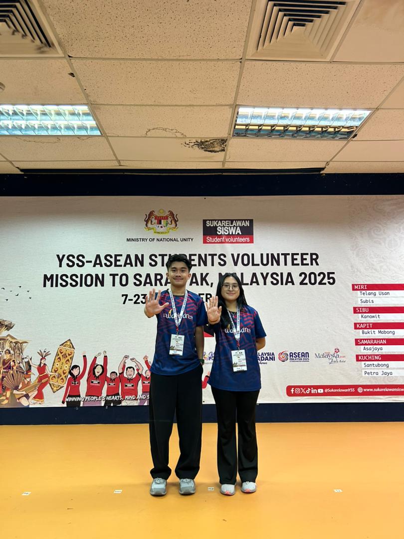 Dua Pelajar Politeknik Mukah Terpilih Sertai Misi Sukarelawan Siswa YSS—ASEAN