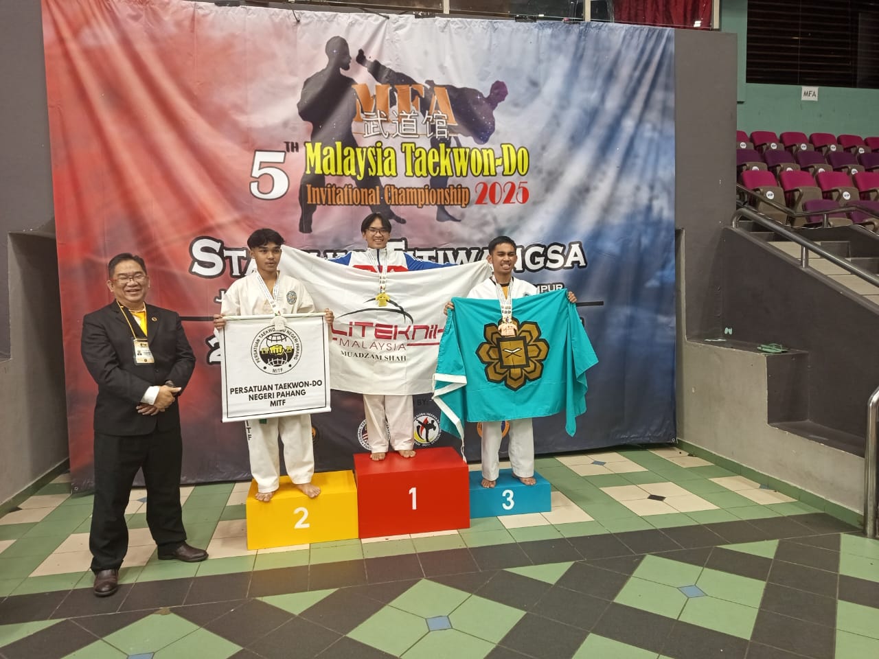 Pelajar PMS Cemerlang di 5th Malaysia Taekwondo Invitational Championship 2025