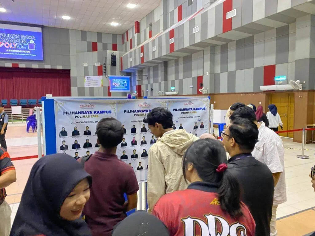 Pilihan raya Kampus POLIMAS, 92 peratus mahasiswa pilih nakhoda baharu