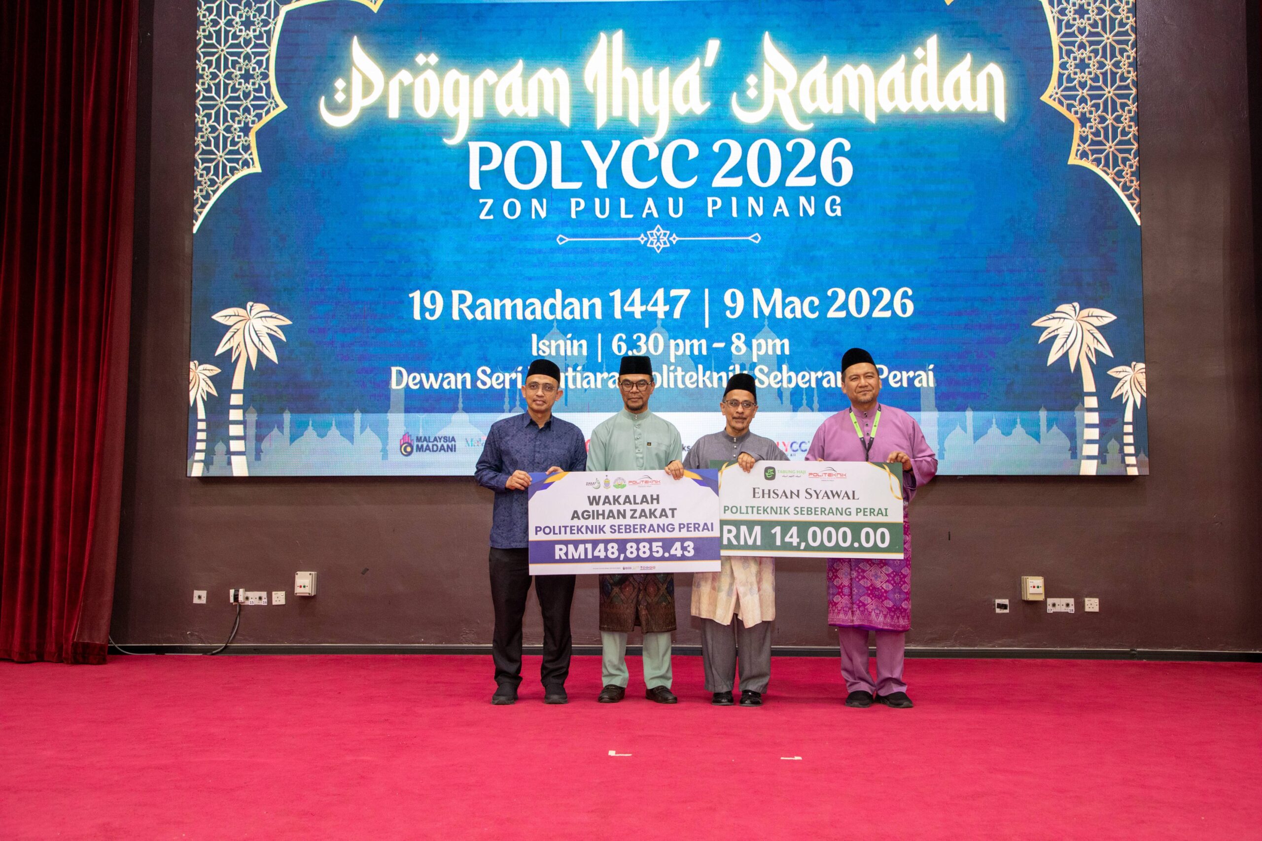 POLYCC Zon Pulau Pinang anjur Program Ihya’ Ramadan 2026, himpun 1,300 peserta