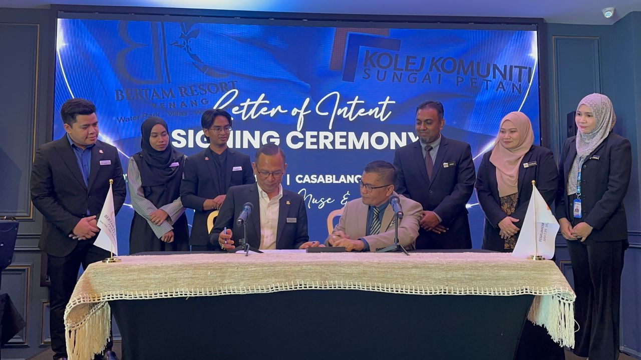 Kolej Komuniti Sungai Petani, Bertam Resort Meterai LOI Perkasa Latihan Industri Pelajar
