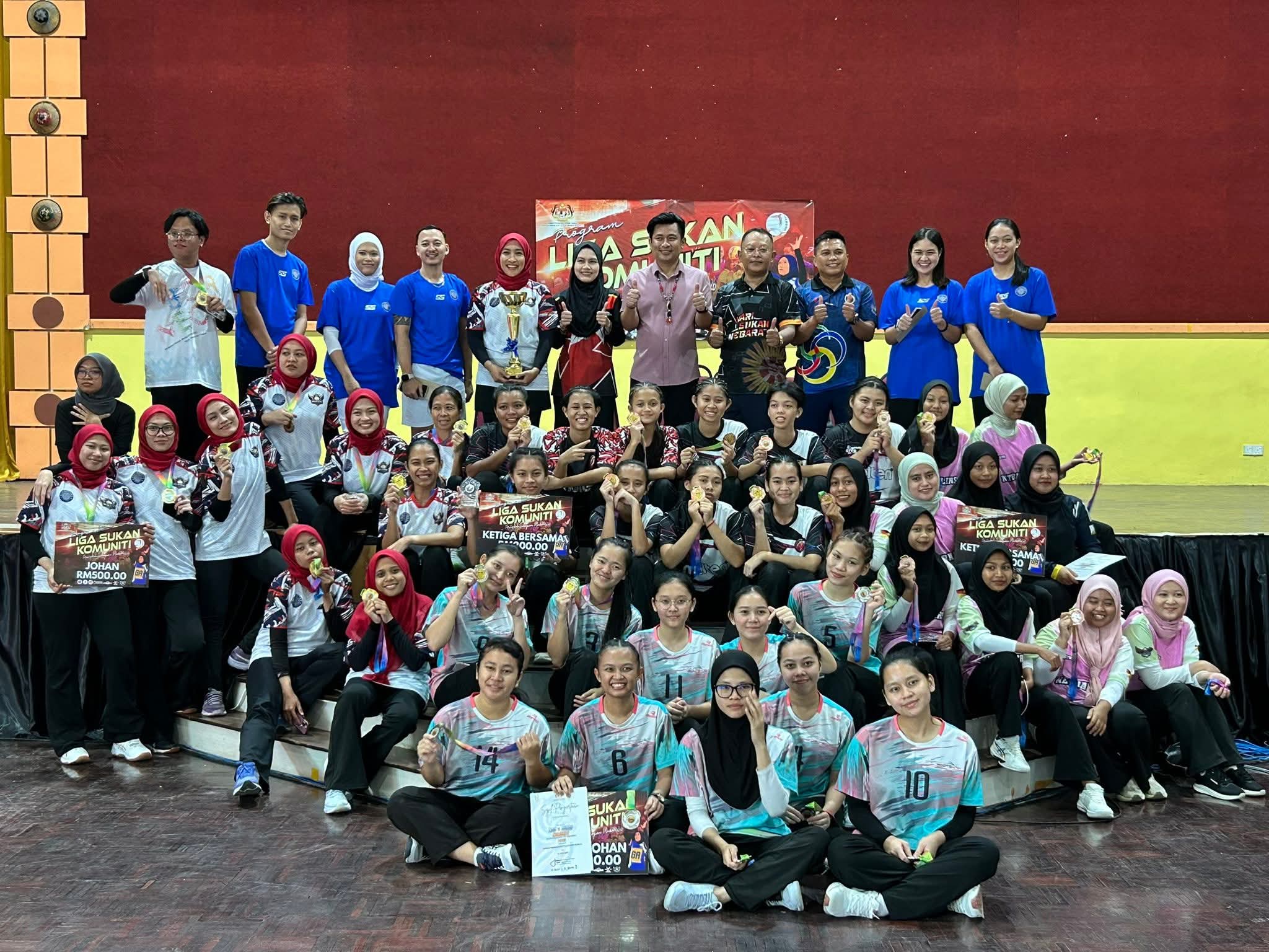 PMU lahir atlet berdaya saing, RIFTBORN muncul naib juara Liga Sukan Komuniti Mukah