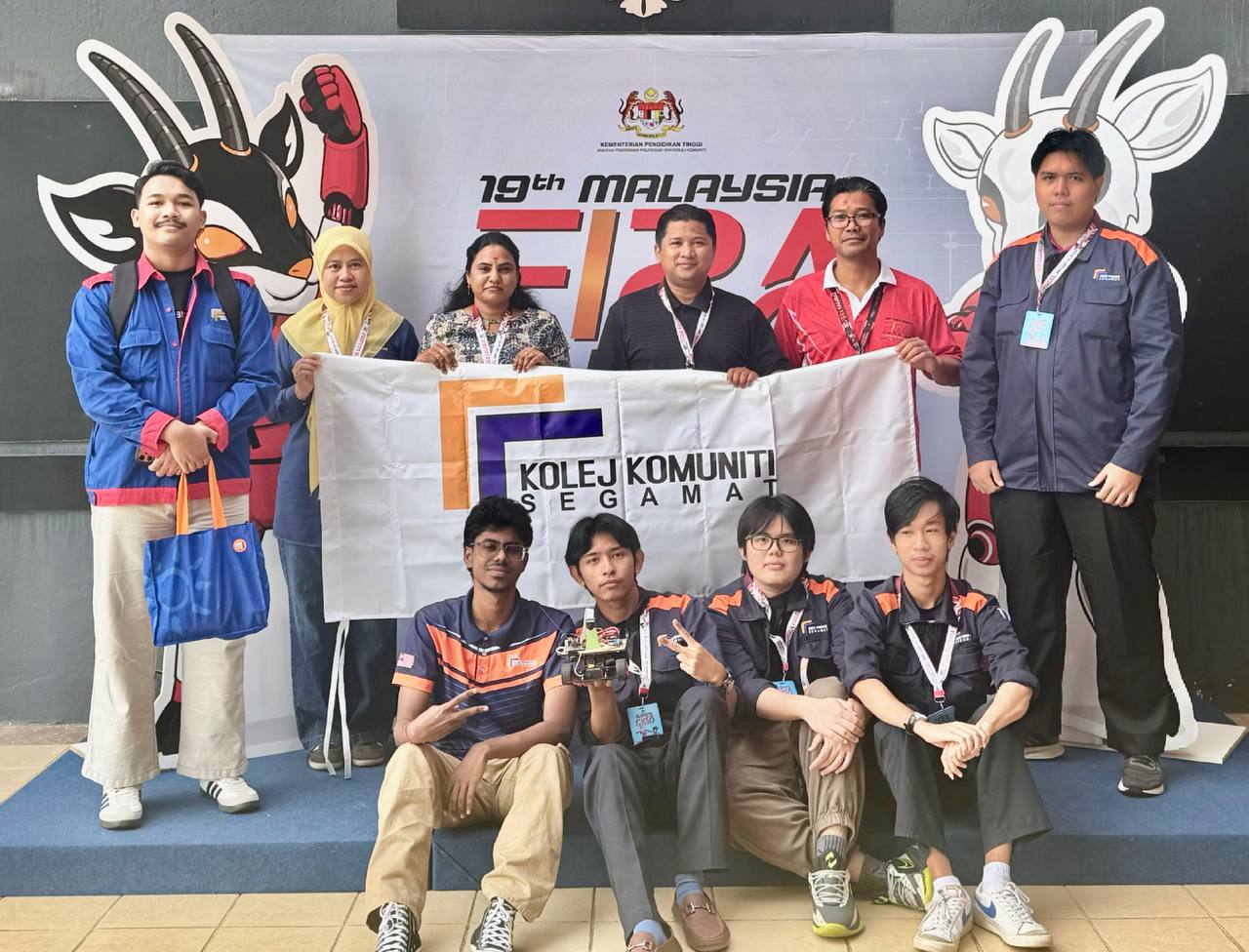 Pasukan Robotik Kolej Komuniti Segamat Bawa Pulang Pingat Emas di Pertandingan FIRA 19th Malaysia Cup 2026