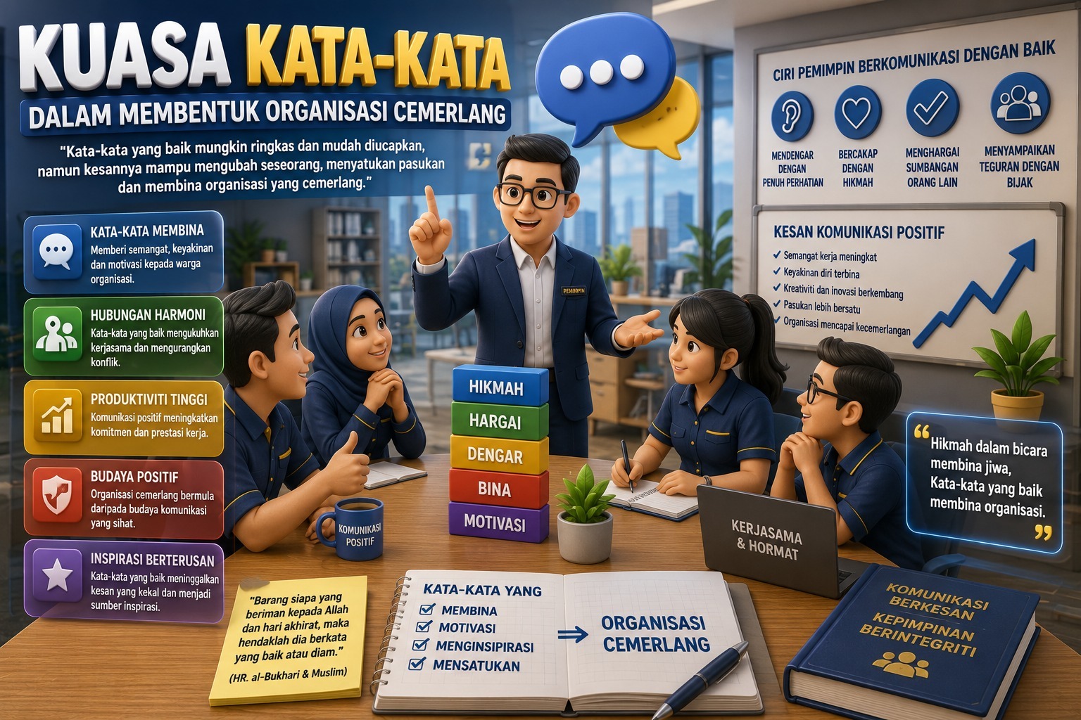 Kuasa Kata-Kata dalam Membentuk Organisasi Cemerlang