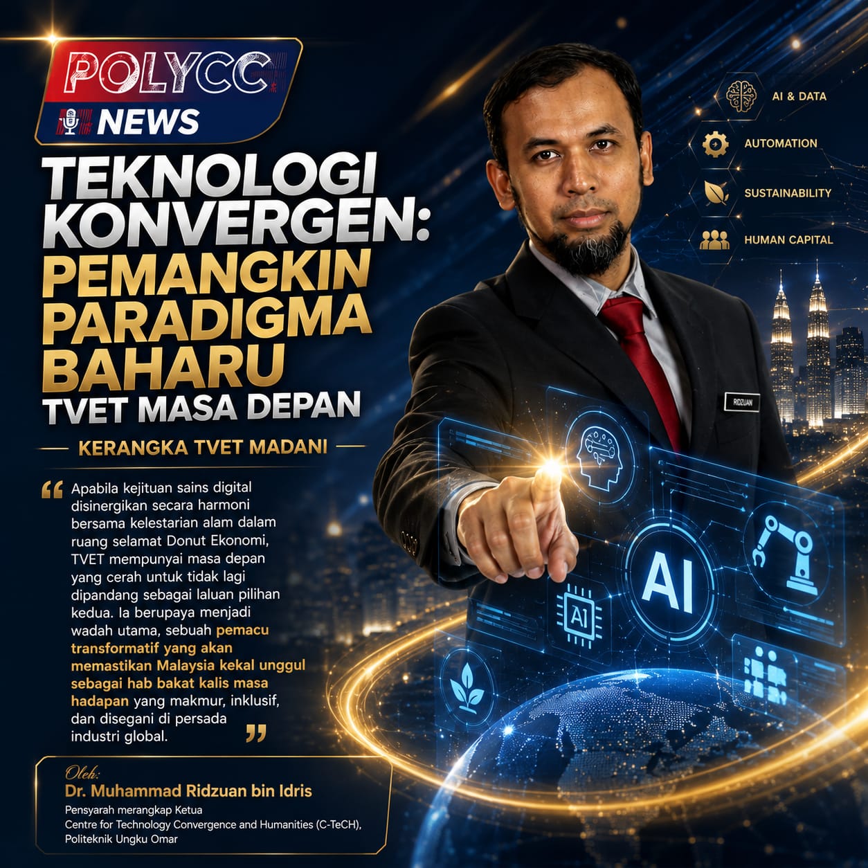 Teknologi Konvergen: Pemangkin paradigma baharu TVET masa depan