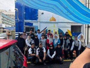 17 pensyarah, pelajar POLIMAS sertai Program Kanvas Keselamatan Negara di Lorong Selamat