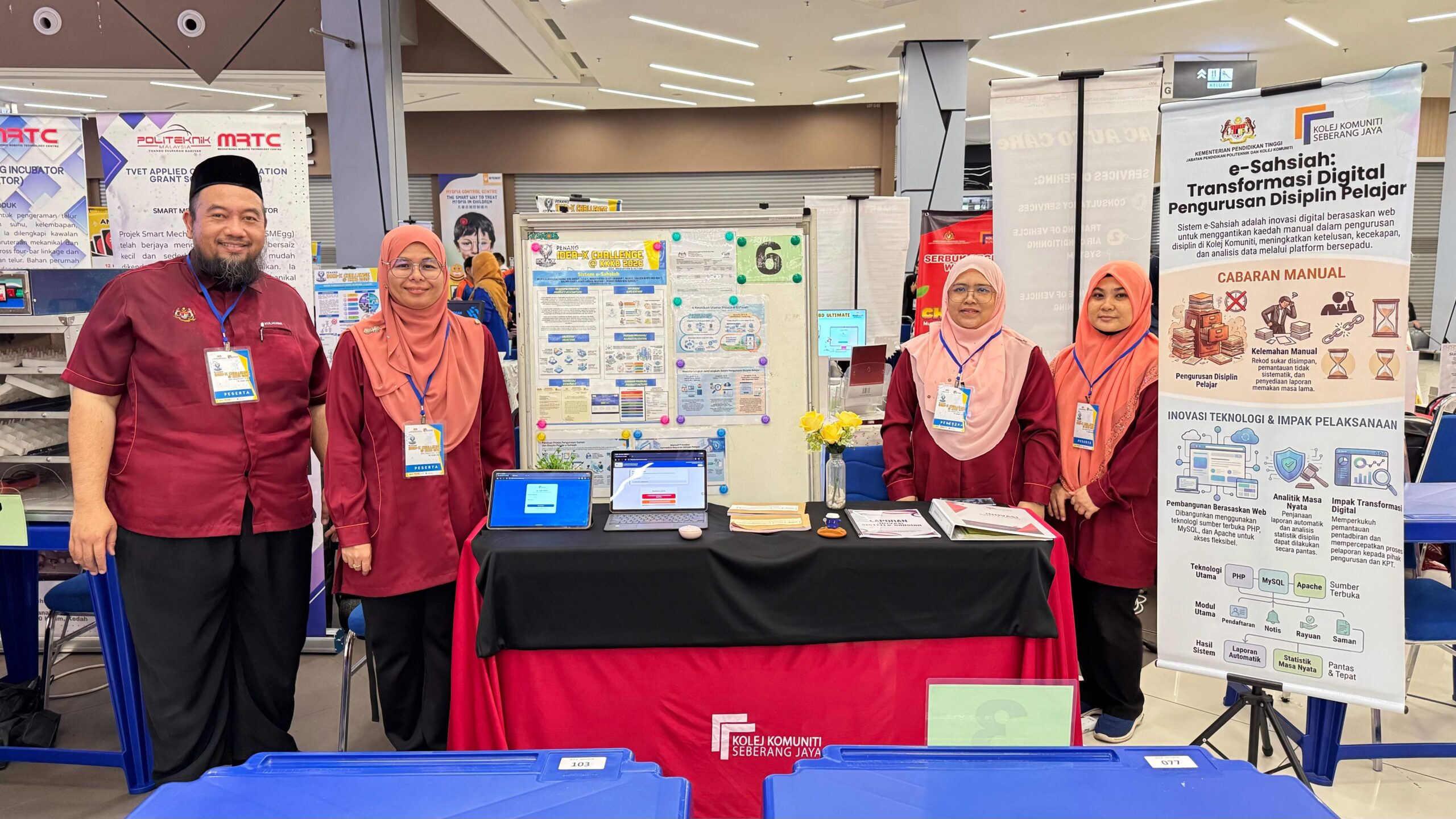 Sistem e-Sahsiah Rangkul Anugerah Emas, Harumkan Nama Kolej Komuniti Seberang Jaya
