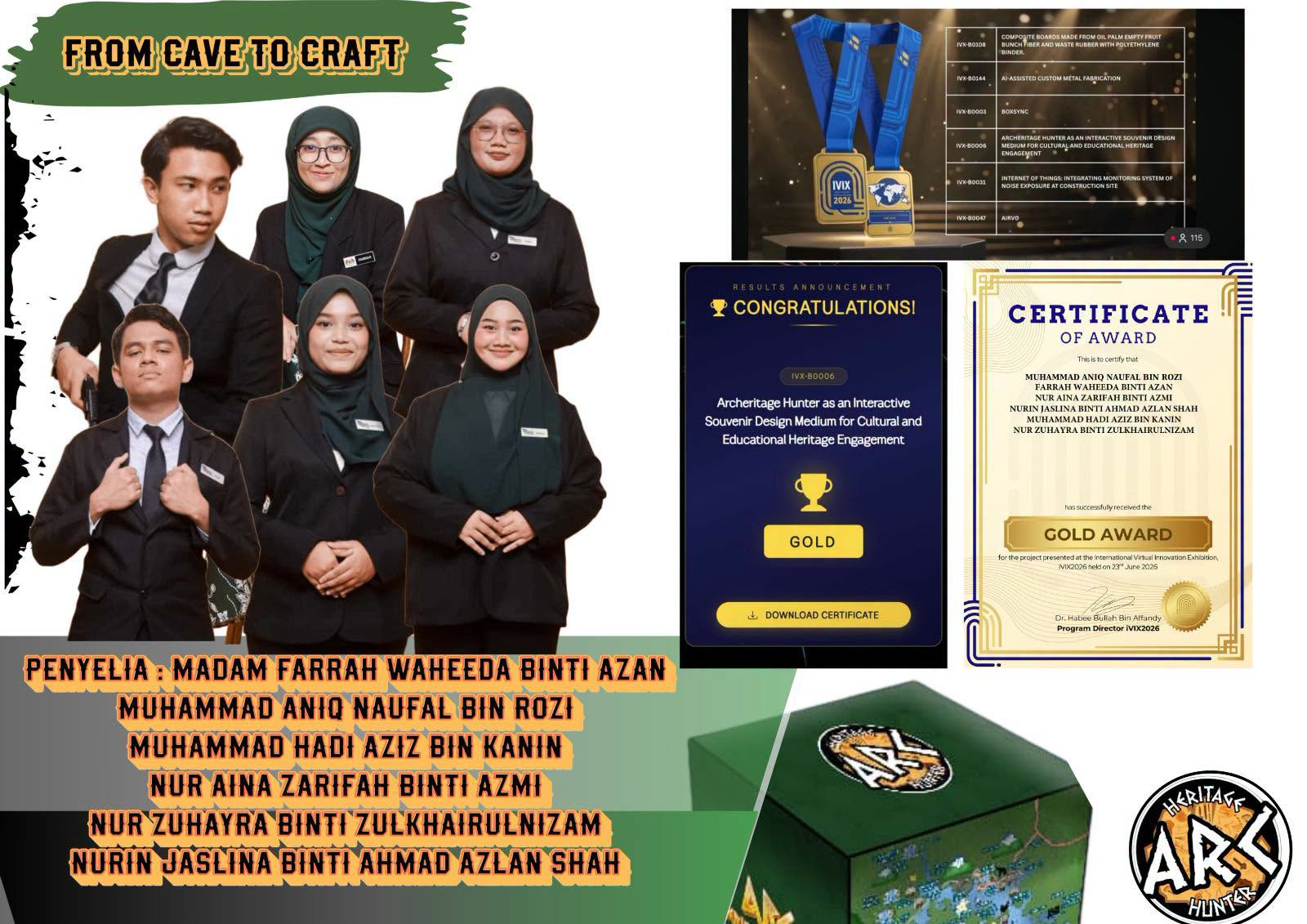 Inovasi Kreatif JPH PMS Raih Pengiktirafan Emas di iVIX 2026