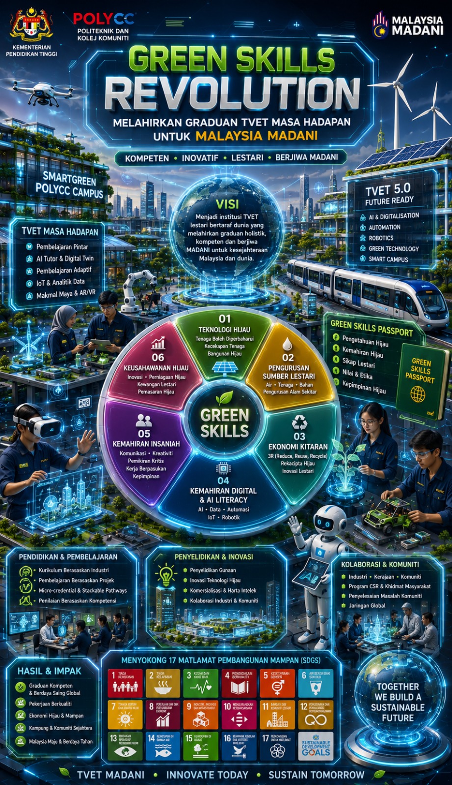 Green Skills Revolution: Melahirkan graduan TVET masa hadapan untuk Malaysia MADANI