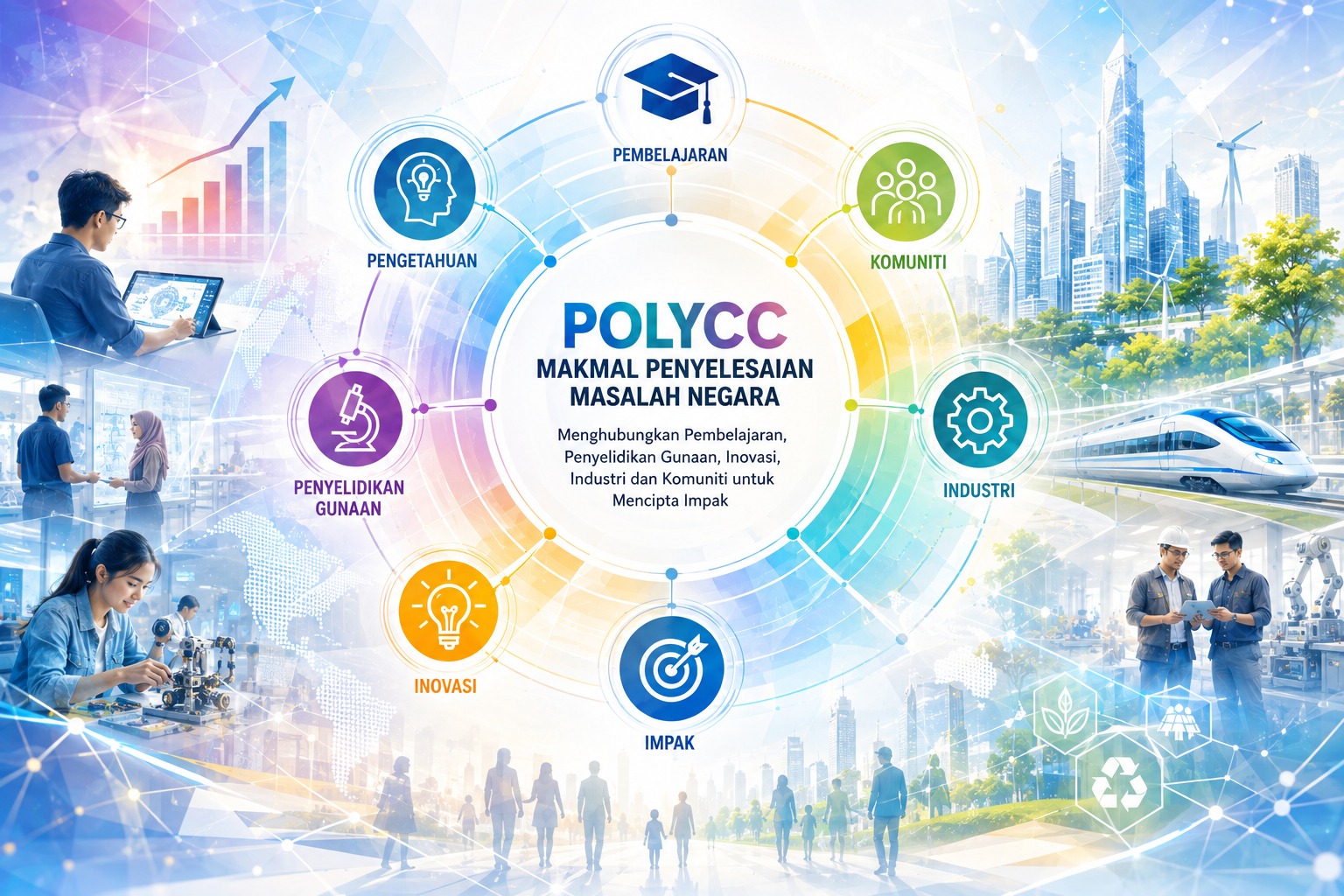 Dari bilik kuliah ke dunia sebenar: POLYCC sebagai makmal penyelesaian masalah negara
