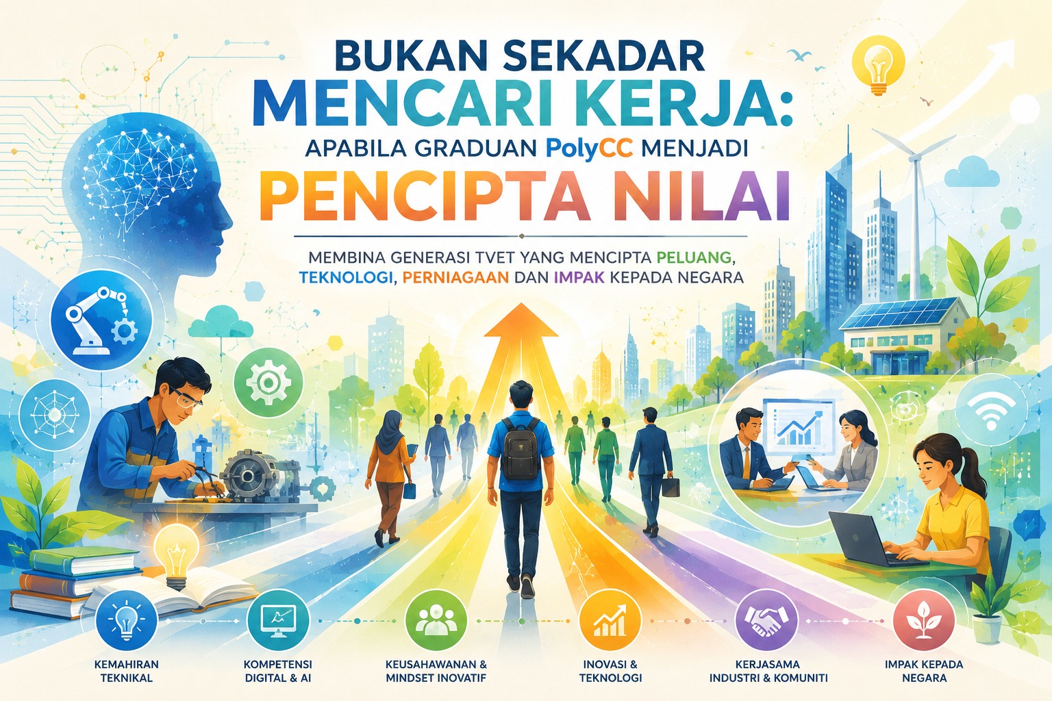 Bukan sekadar mencari kerja: Apabila graduan POLYCC menjadi pencipta nilai
